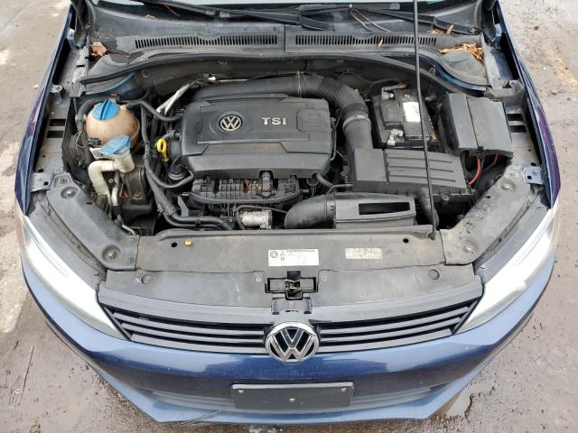 3VWD17AJ2EM223124 - 2014 VOLKSWAGEN JETTA SE BLUE photo 11