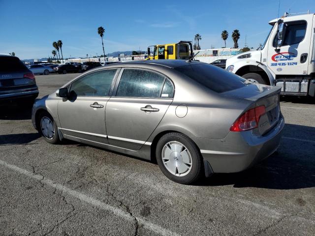 JHMFA36268S010872 - 2008 HONDA CIVIC HYBRID GRAY photo 2