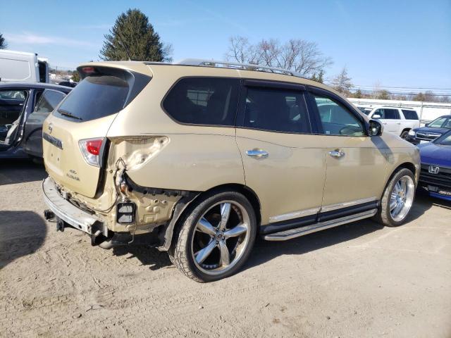 5N1AR2MM7DC606592 - 2013 NISSAN PATHFINDER S GOLD photo 3