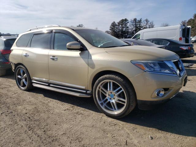 5N1AR2MM7DC606592 - 2013 NISSAN PATHFINDER S GOLD photo 4
