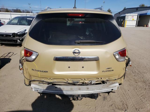 5N1AR2MM7DC606592 - 2013 NISSAN PATHFINDER S GOLD photo 6
