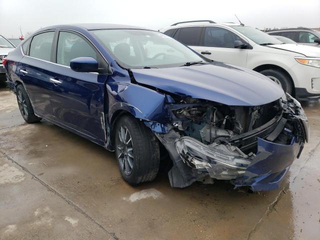 3N1AB7AP7KY370859 - 2019 NISSAN SENTRA S BLUE photo 4