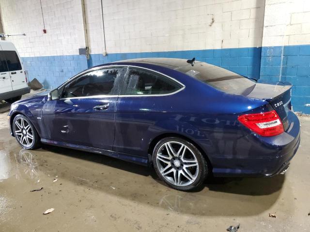 WDDGJ4HB7DG067612 - 2013 MERCEDES-BENZ C 250 BLUE photo 2