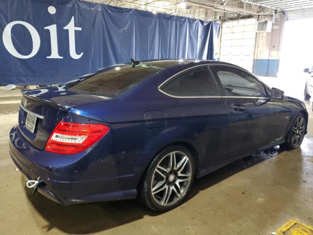 WDDGJ4HB7DG067612 - 2013 MERCEDES-BENZ C 250 BLUE photo 3