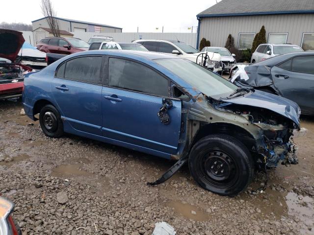 1HGFA16517L070830 - 2007 HONDA CIVIC LX BLUE photo 4