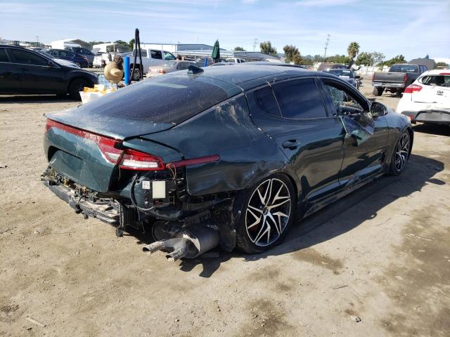 KNAE35LD7N6101238 - 2022 KIA STINGER GT LINE GREEN photo 3