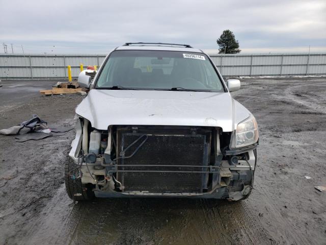 5FNYF18587B028339 - 2007 HONDA PILOT EXL SILVER photo 5