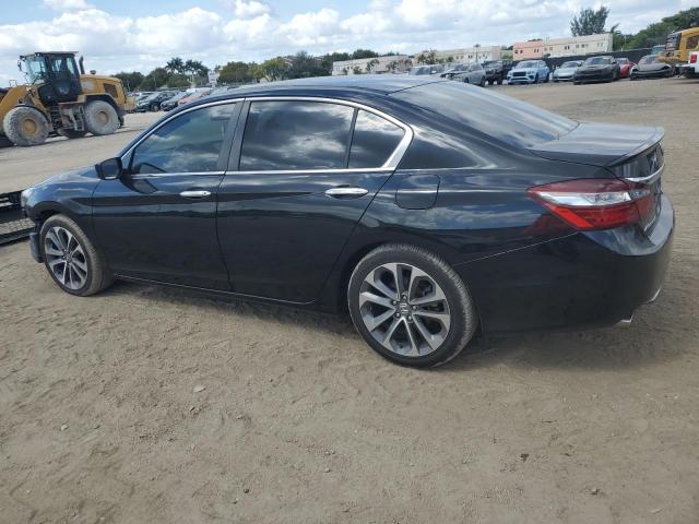 1HGCR2F59DA185023 - 2013 HONDA ACCORD SPORT შავი ფოტო 2