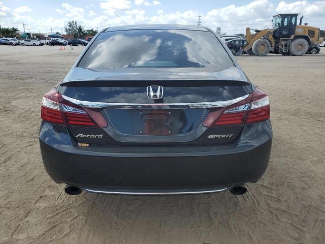 1HGCR2F59DA185023 - 2013 HONDA ACCORD SPORT შავი ფოტო 6