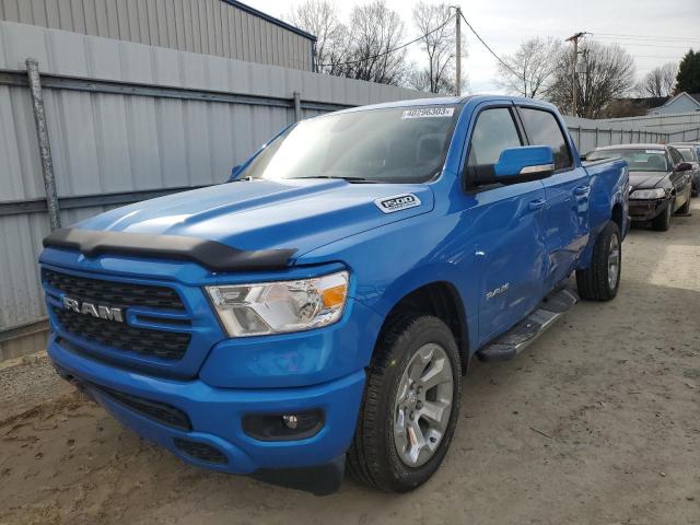 1C6SRFFT1NN396556 - 2022 RAM 1500 BIG HORN/LONE STAR BLUE photo 1