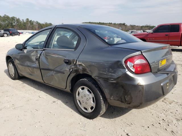 1B3ES26C55D248727 - 2005 DODGE NEON BASE GRAY photo 2