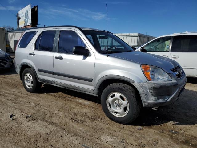 JHLRD684X2C024722 - 2002 HONDA CR-V LX SILVER photo 4