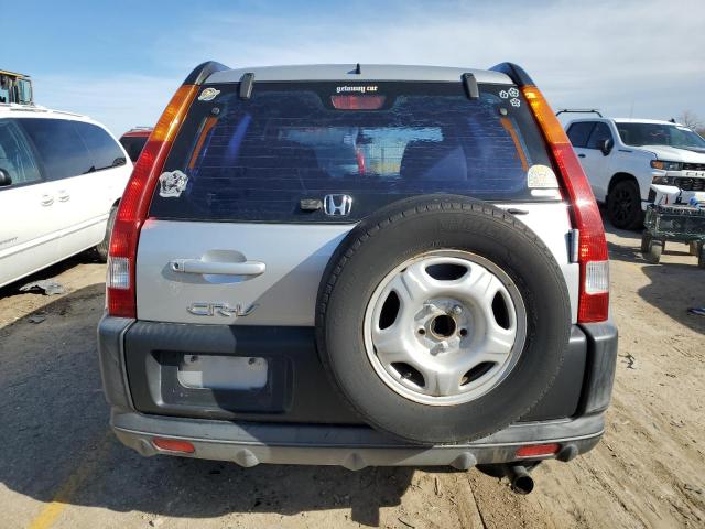 JHLRD684X2C024722 - 2002 HONDA CR-V LX SILVER photo 6