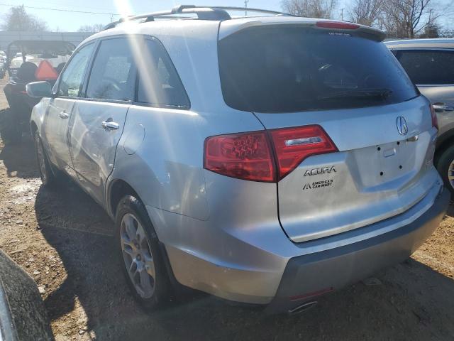 2HNYD28448H539989 - 2008 ACURA MDX TECHNOLOGY SILVER photo 2