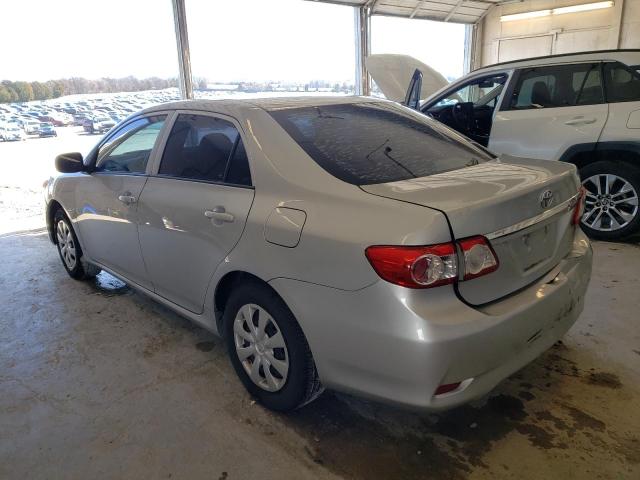 5YFBU4EEXDP202588 - 2013 TOYOTA COROLLA BASE SILVER photo 2