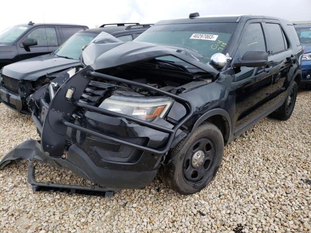 1FM5K8AR7GGC14718 - 2016 FORD EXPLORER POLICE INTERCEPTOR TWO TONE photo 1