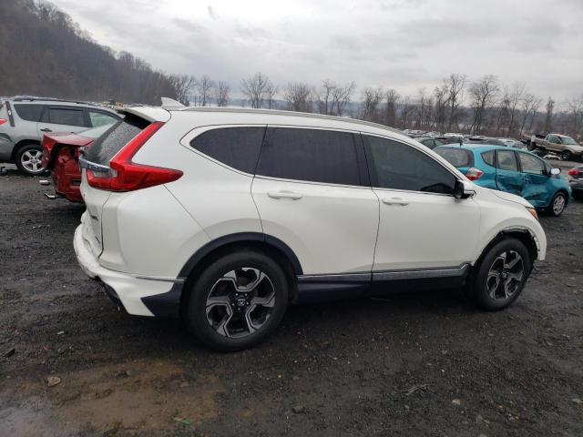 2HKRW2H94JH605860 - 2018 HONDA CR-V TOURING WHITE photo 3