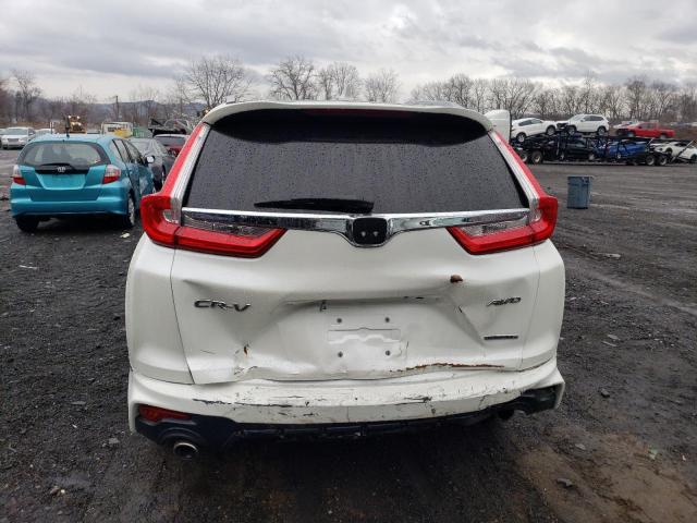 2HKRW2H94JH605860 - 2018 HONDA CR-V TOURING WHITE photo 6