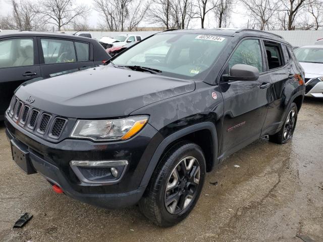 3C4NJDDB6JT207552 - 2018 JEEP COMPASS TRAILHAWK BLACK photo 1