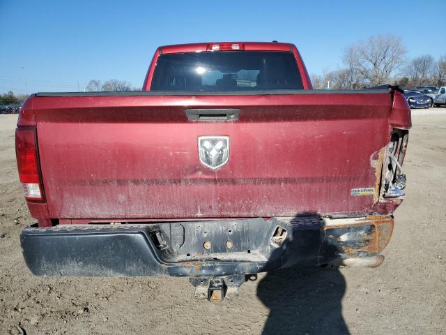 1C6RD6FP2CS249077 - 2012 DODGE RAM 1500 ST BURGUNDY photo 6