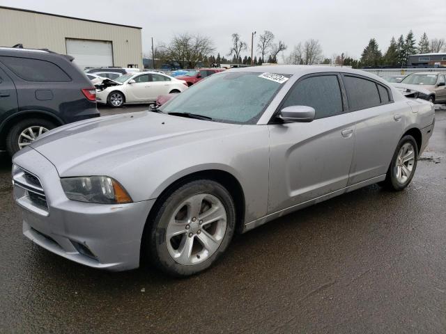 2C3CDXBG3DH680986 - 2013 DODGE CHARGER SE SILVER photo 1