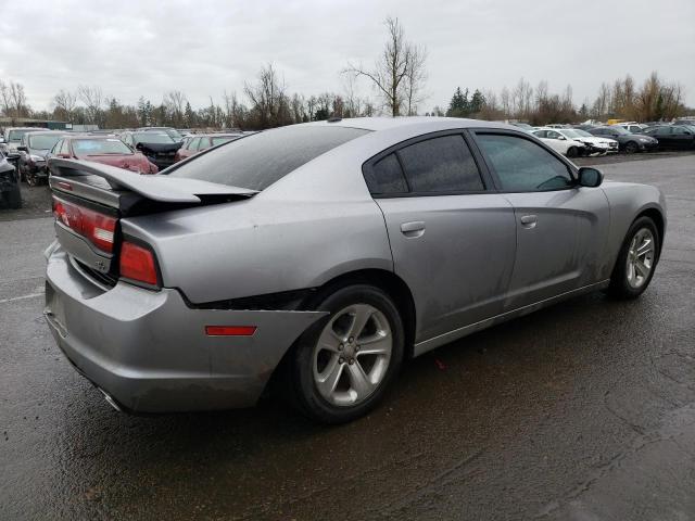 2C3CDXBG3DH680986 - 2013 DODGE CHARGER SE SILVER photo 3