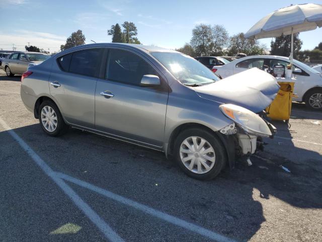 3N1CN7AP0EL832163 - 2014 NISSAN VERSA S GRAY photo 4