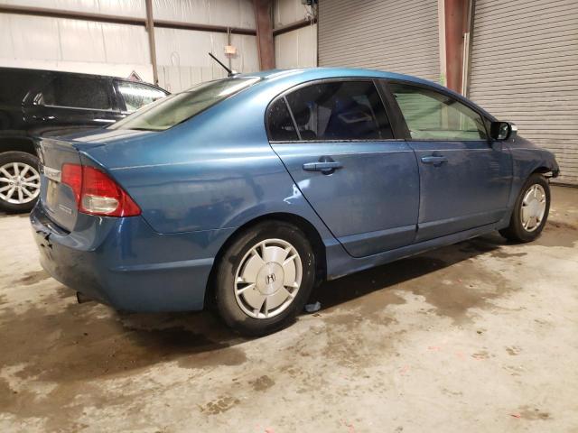 JHMFA36249S008054 - 2009 HONDA CIVIC HYBRID BLUE photo 3