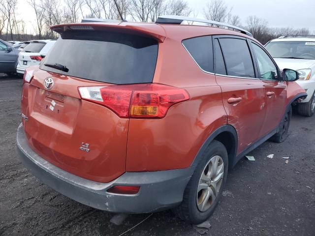 2T3BFREV7FW257662 - 2015 TOYOTA RAV4 LE ORANGE photo 3