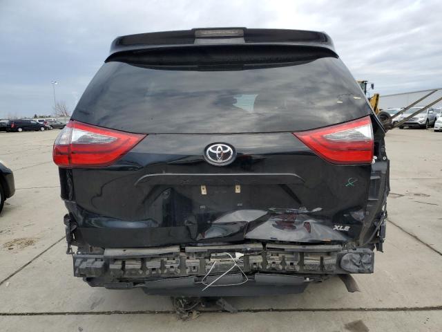 5TDYZ3DC0LS034441 - 2020 TOYOTA SIENNA XLE BLACK photo 6