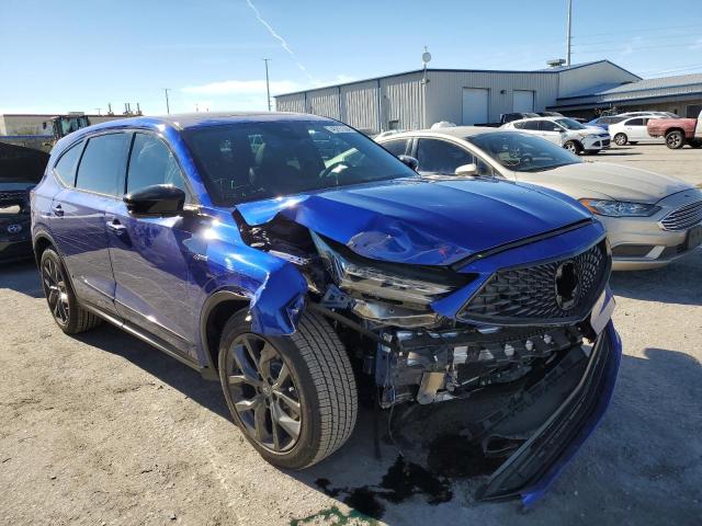 5J8YE1H03RL019752 - 2024 ACURA MDX A-SPEC BLUE photo 4