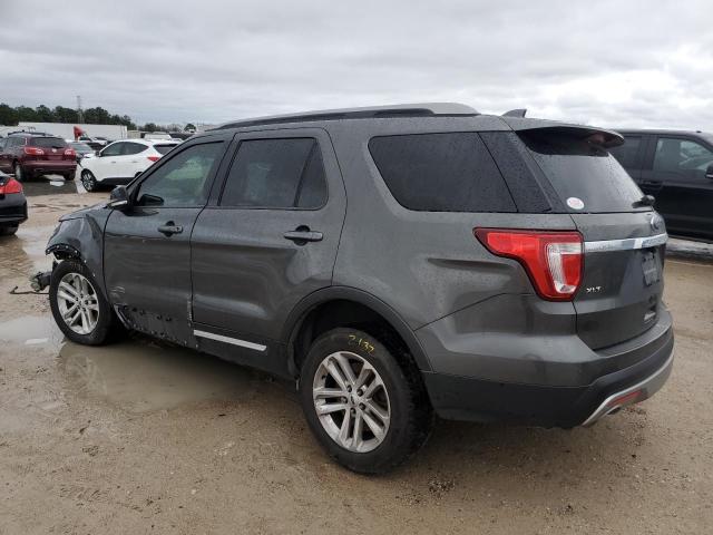 1FM5K7D86HGB78521 - 2017 FORD EXPLORER XLT GRAY photo 2