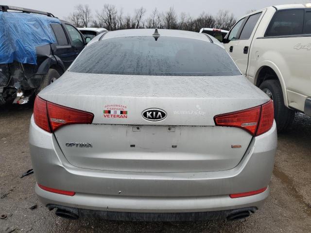 KNAGM4A78B5071701 - 2011 KIA OPTIMA LX GRAY photo 6