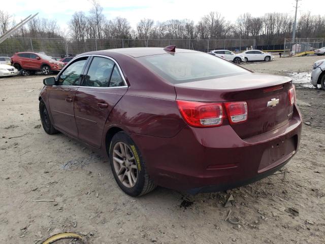 1G11C5SL9FF336616 - 2015 CHEVROLET MALIBU 1LT ბურგუნდია ფოტო 2