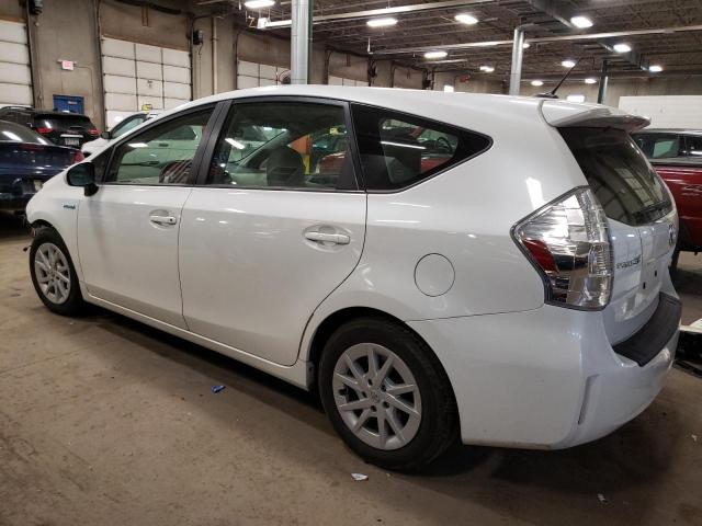 JTDZN3EU5C3081814 - 2012 TOYOTA PRIUS V WHITE photo 2