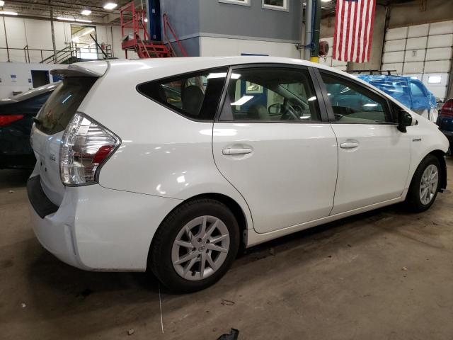 JTDZN3EU5C3081814 - 2012 TOYOTA PRIUS V WHITE photo 3