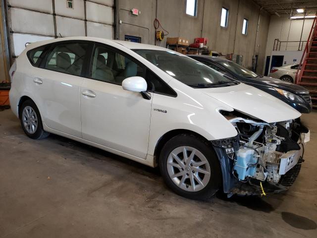 JTDZN3EU5C3081814 - 2012 TOYOTA PRIUS V WHITE photo 4