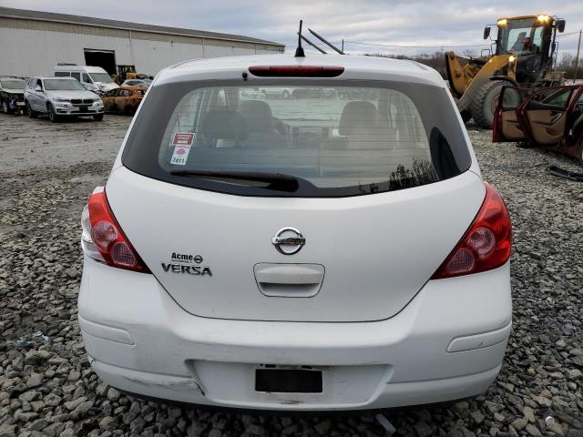 3N1BC13E98L414781 - 2008 NISSAN VERSA S WHITE photo 6