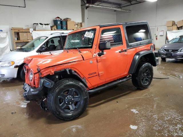 1C4AJWAG6FL673902 - 2015 JEEP WRANGLER SPORT ORANGE photo 1