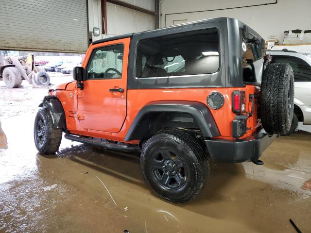 1C4AJWAG6FL673902 - 2015 JEEP WRANGLER SPORT ORANGE photo 2