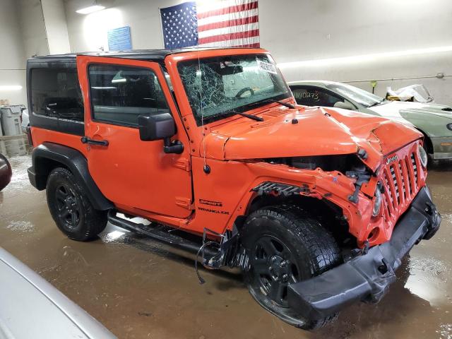 1C4AJWAG6FL673902 - 2015 JEEP WRANGLER SPORT ORANGE photo 4