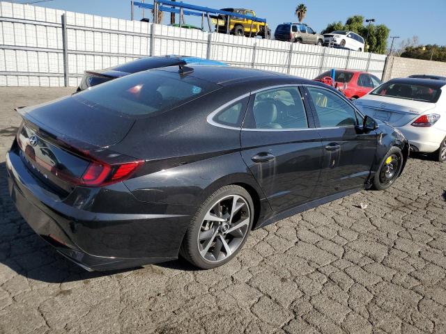 5NPEJ4J27NH136680 - 2022 HYUNDAI SONATA SEL PLUS BLACK photo 3