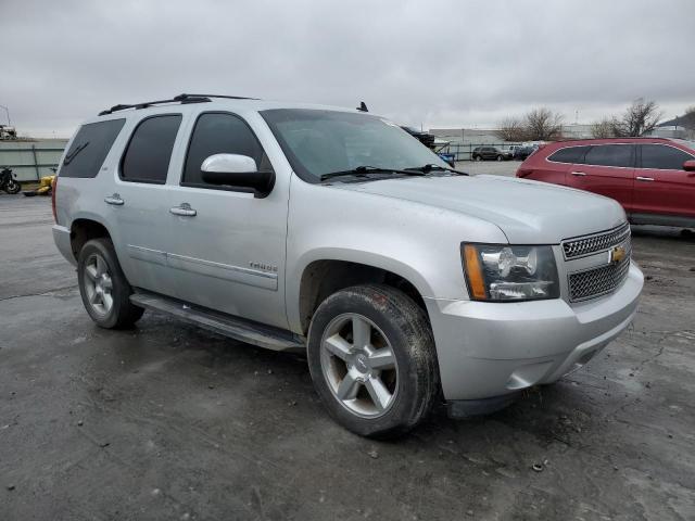 1GNSKCE04DR366985 - 2013 CHEVROLET TAHOE K1500 LTZ SILVER photo 4