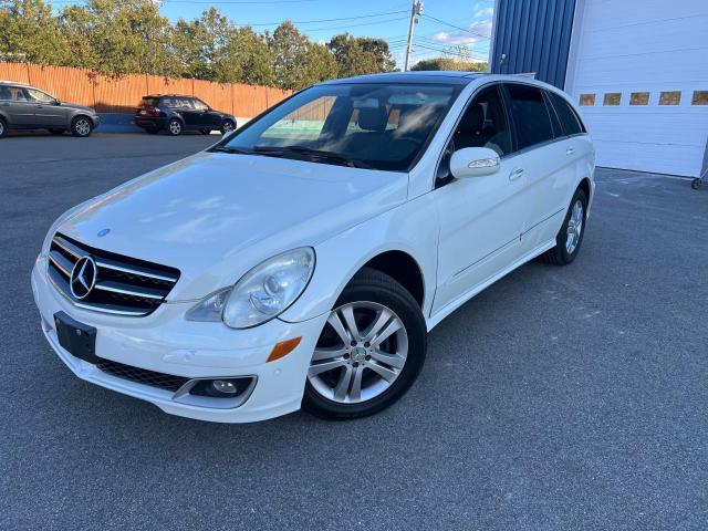 4JGCB65E09A092437 - 2009 MERCEDES-BENZ R 350 4MATIC WHITE photo 2