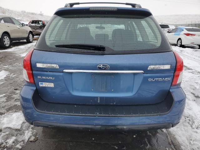 4S4BP61C987304846 - 2008 SUBARU OUTBACK 2.5I BLUE photo 6