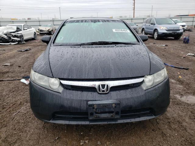 1HGFA16838L094042 - 2008 HONDA CIVIC EX BLACK photo 5