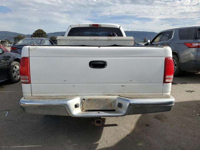 1B7FL36XX2S577696 - 2002 DODGE DAKOTA SPORT WHITE photo 6