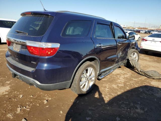 1C4SDHDT0DC662150 - 2013 DODGE DURANGO CREW BLUE photo 3