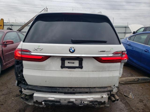 5UXCX4C55KLS37557 - 2019 BMW X7 XDRIVE50I WHITE photo 6