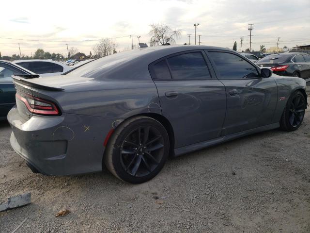 2C3CDXGJ0KH718174 - 2019 DODGE CHARGER SCAT PACK GRAY photo 3